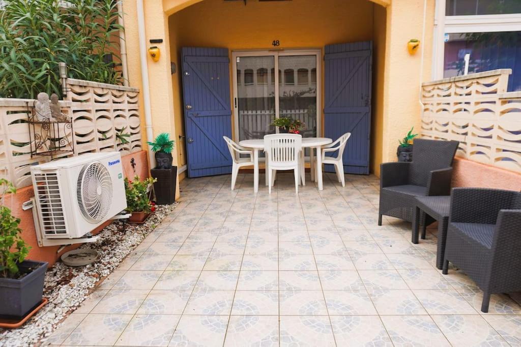 L'Azur 4 Pers Clim Parking Acces Plage Direct Ле-Баркарес Екстер'єр фото