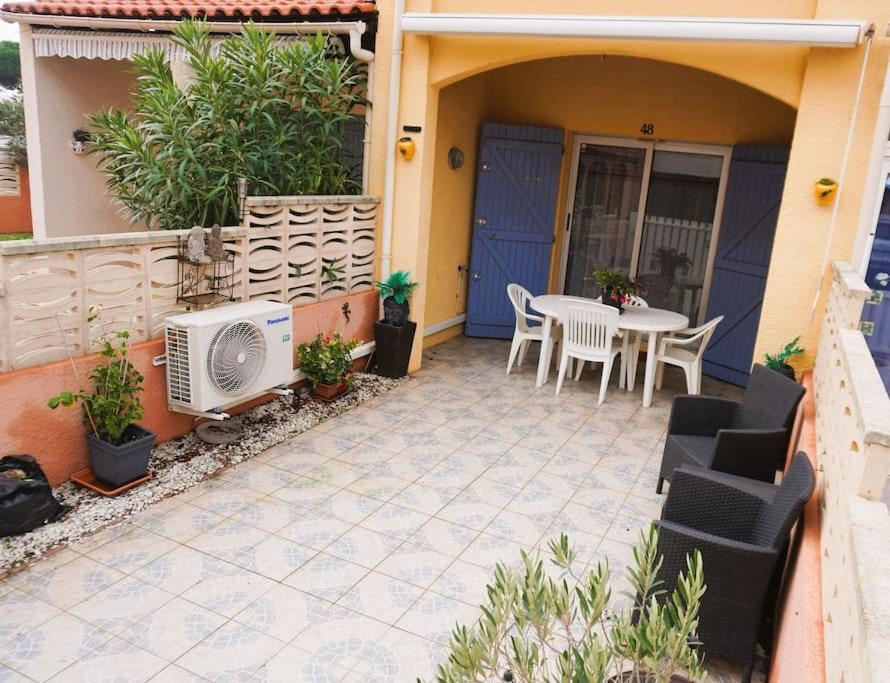 L'Azur 4 Pers Clim Parking Acces Plage Direct Ле-Баркарес Екстер'єр фото